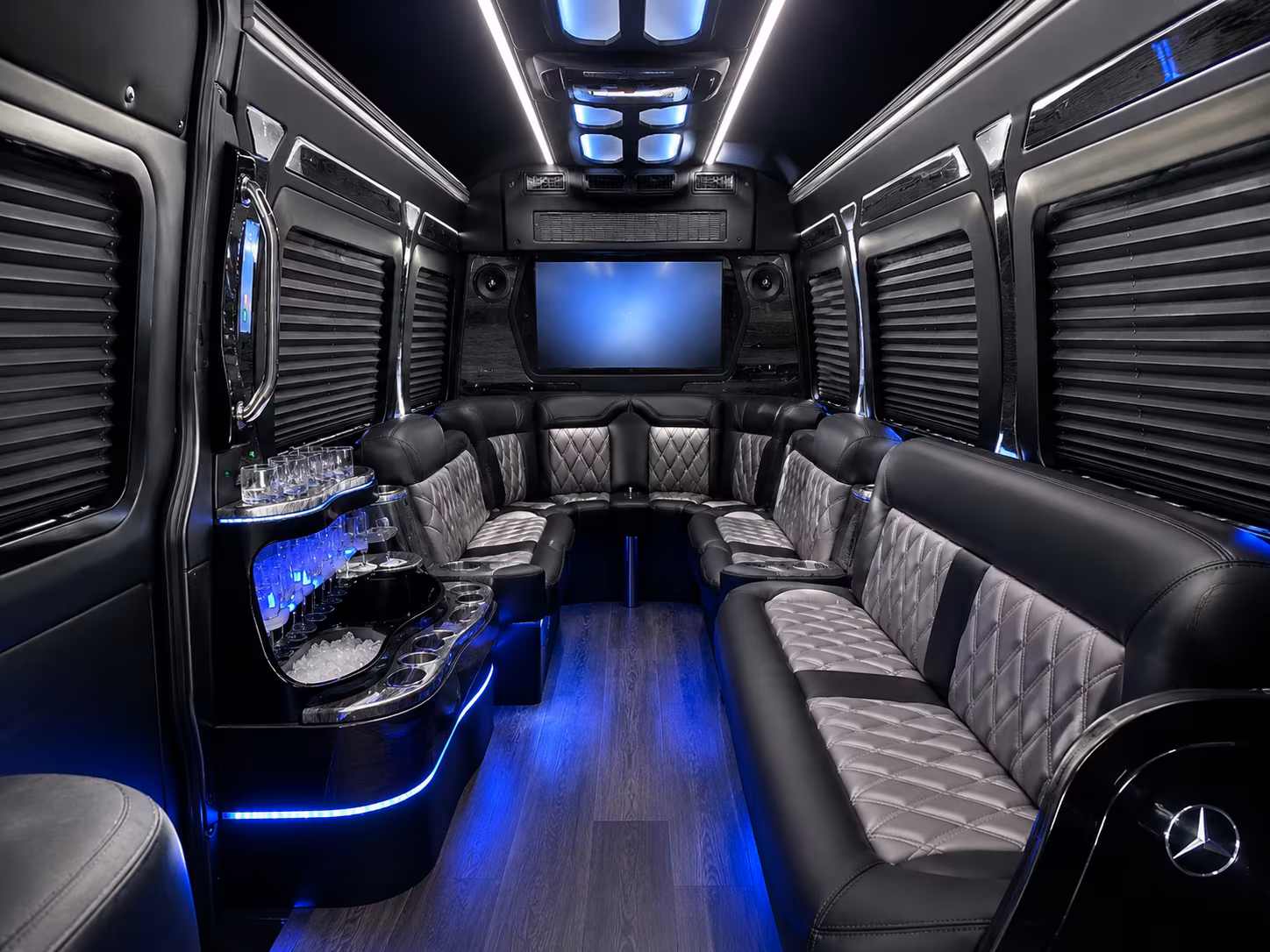 newport beach concert transportation onboard seating