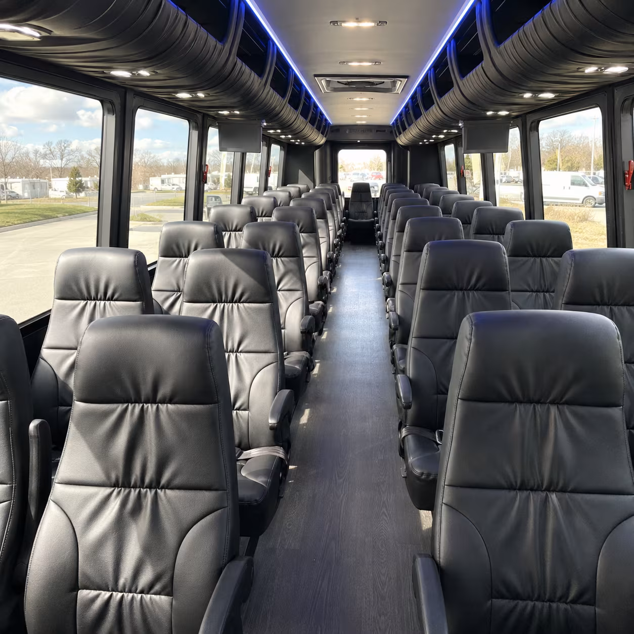 newport beach corporate event transportation onboard seating