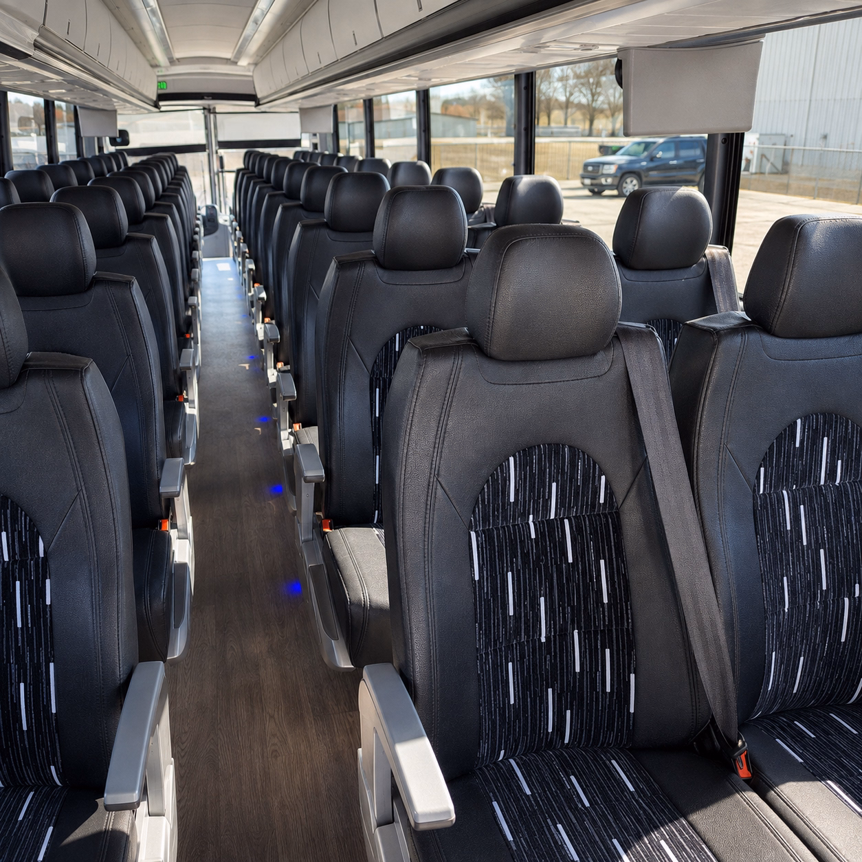 newport beach private event transportation onboard seating