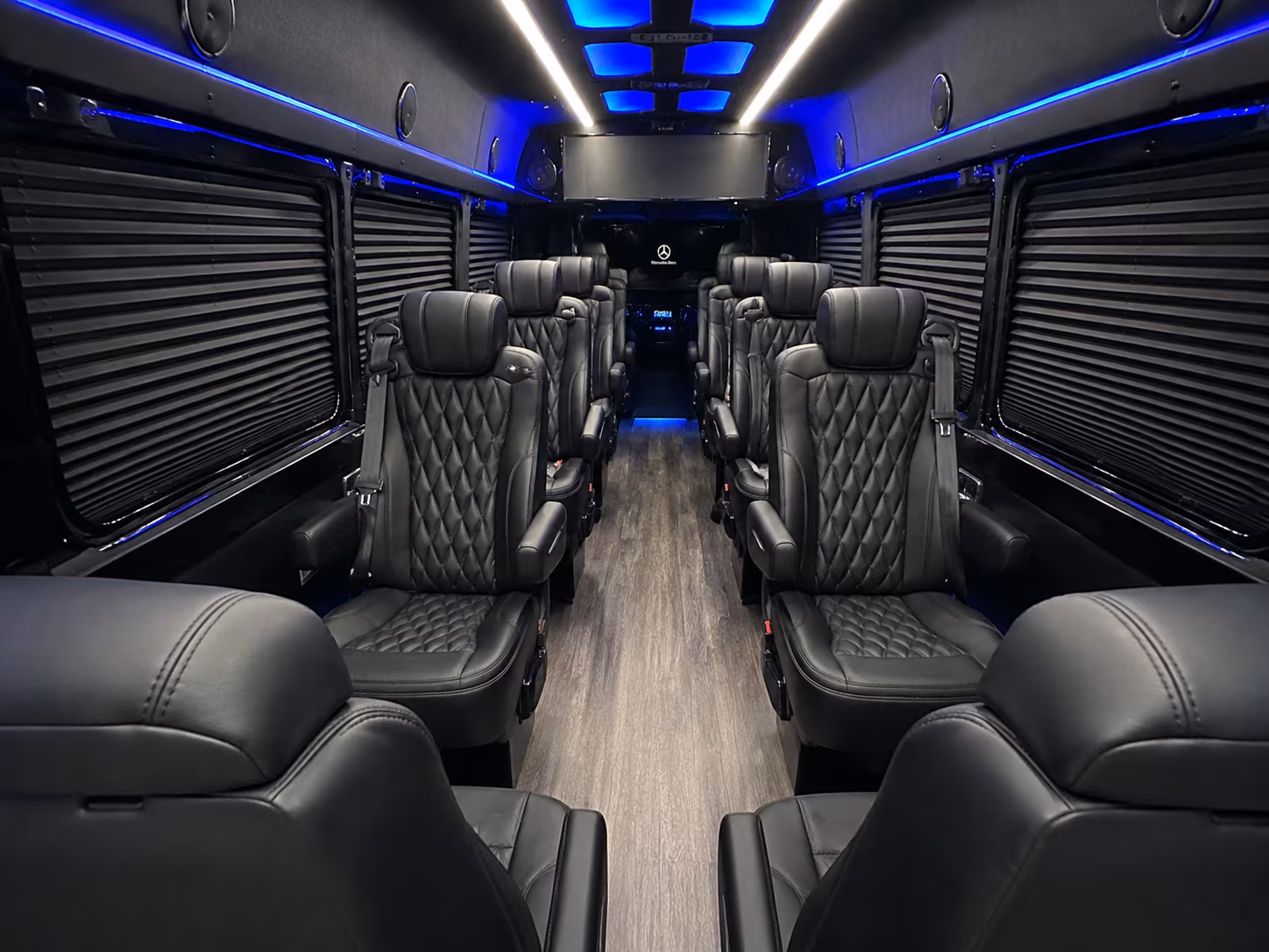 newport beach prom transportation onboard seating